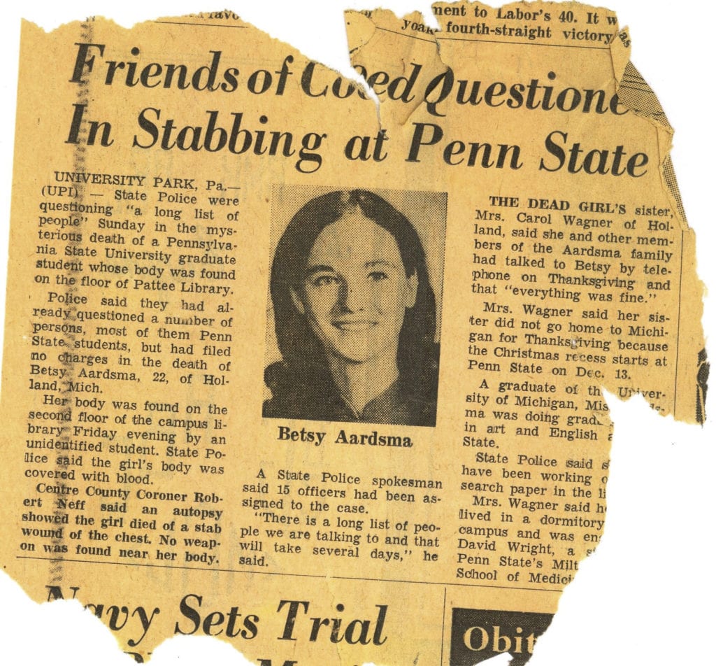 Murder at Penn State - Betsy Aardsma
